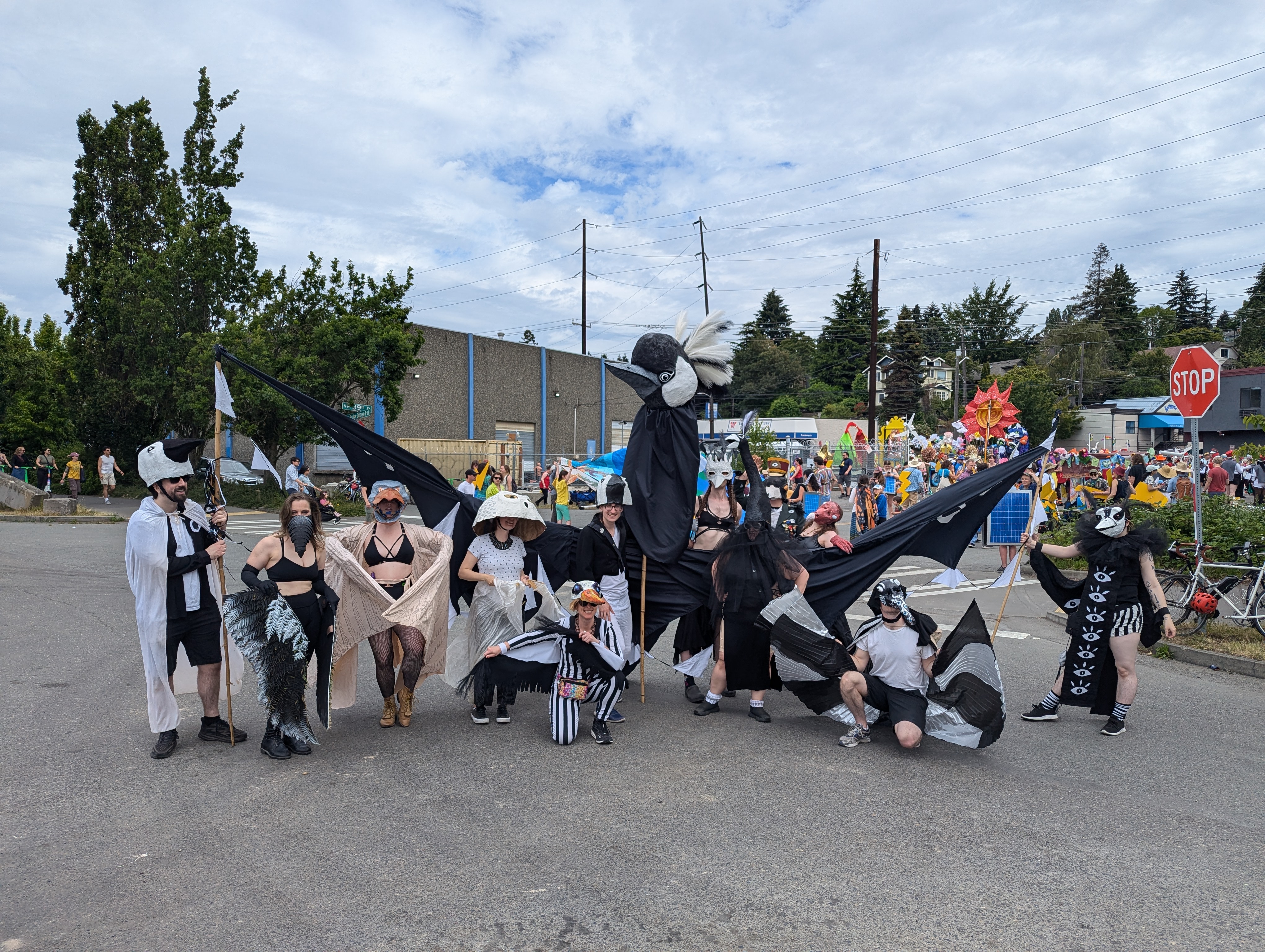 Beaky Bird @ the 2024 Fremont Solstice Parade