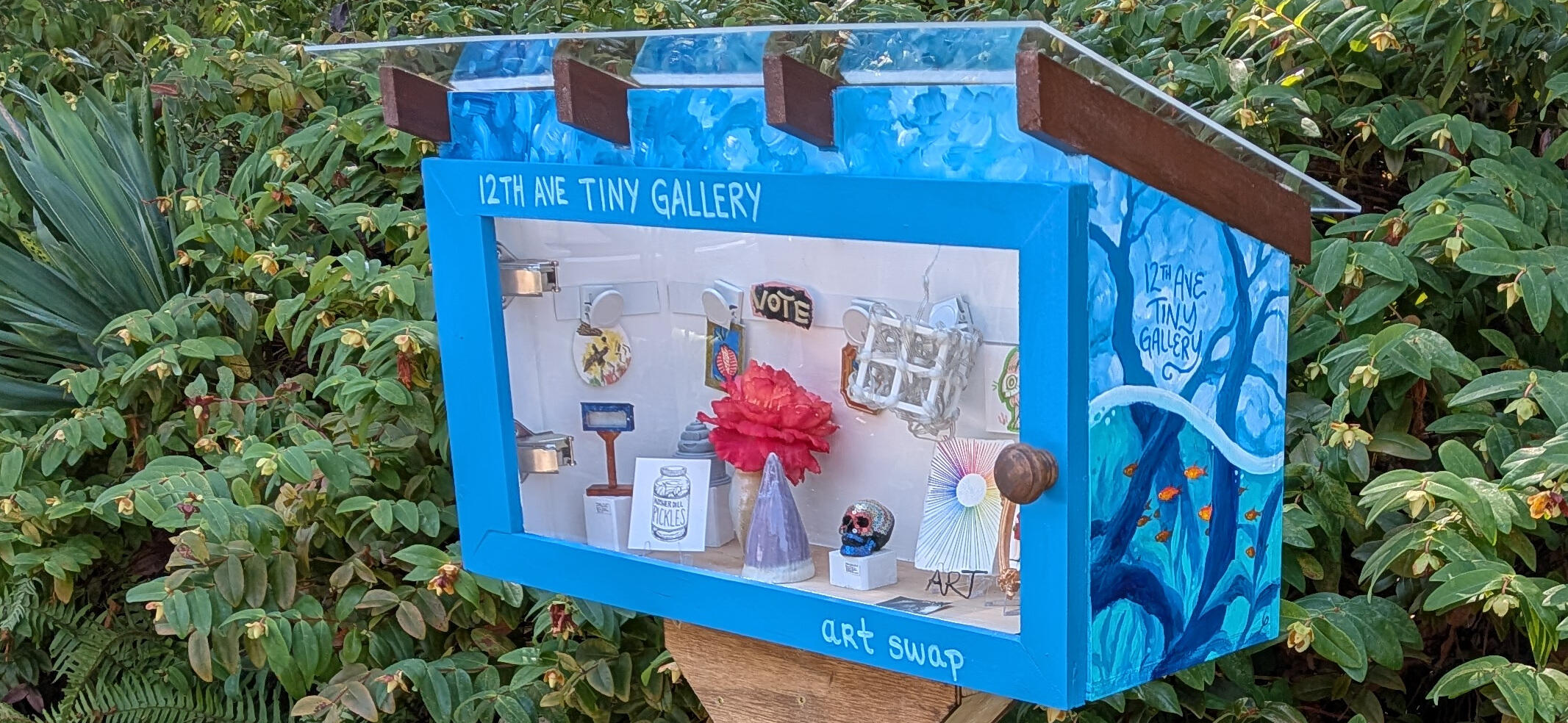 Building a tiny public art gallery